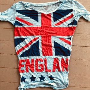 see-through England T-shirt